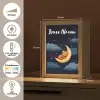 Teddybeer - Maan - Wolken - Sterren Light Box met kabel (Kinderlampje) klein -USP_NL
