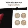 Vlinder - Rood - Minimalistisch Wandkleed katoen klein -sfeer2