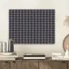 Plaid - Patroon - Ruit - Blauw PET vilt klein 837 -sfeer1