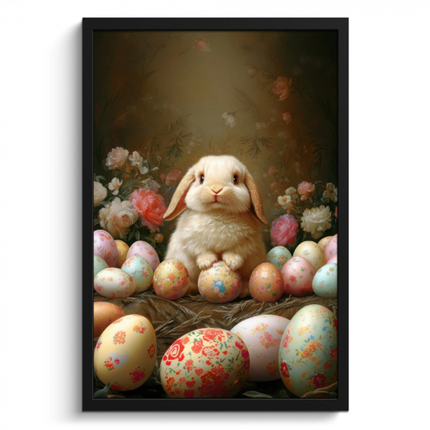 Konijn - Paaseieren - Stilleven KitchenYeah - Keuken - Fotolijst middel -3d