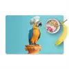 Papegaai - Koksmuts - Grappig - Vogel Placemat vinyl groot -zzzproduct_Kitchenyeah-website