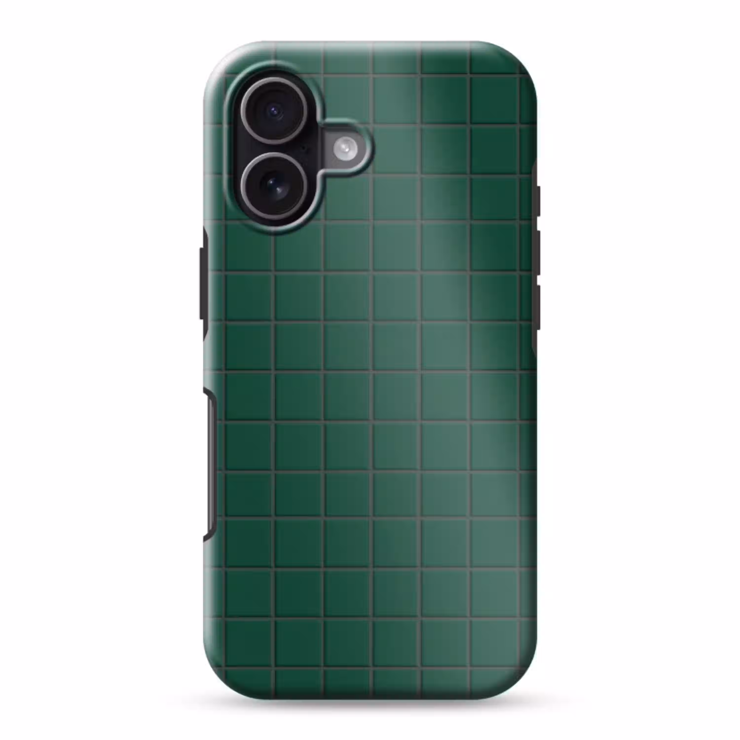 Patroon - Tegels - Dennen - Groen Toughcase MagSafe Apple iPhone 17 klein 1017 -3d