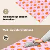 Zon - Patroon - Roze Inductie beschemer met haakjes klein 777 -ky-schoon-nl