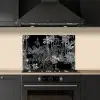 Palm - Jungle - Tropical keuken achterwand spatscherm klein -sfeer1