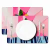 Fruit - Abstracte achtergrond - Roze Placemat vinyl groot -zzsfeer2_Kitchenyeah-website