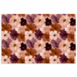 Bloemen - Abstract - Aardetinten poster papier klein 62 -3d
