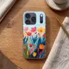 Illustratie - Bloemen - Kleurrijk Telefoonhoesje iPhone 17 Pro klein -sfeer1