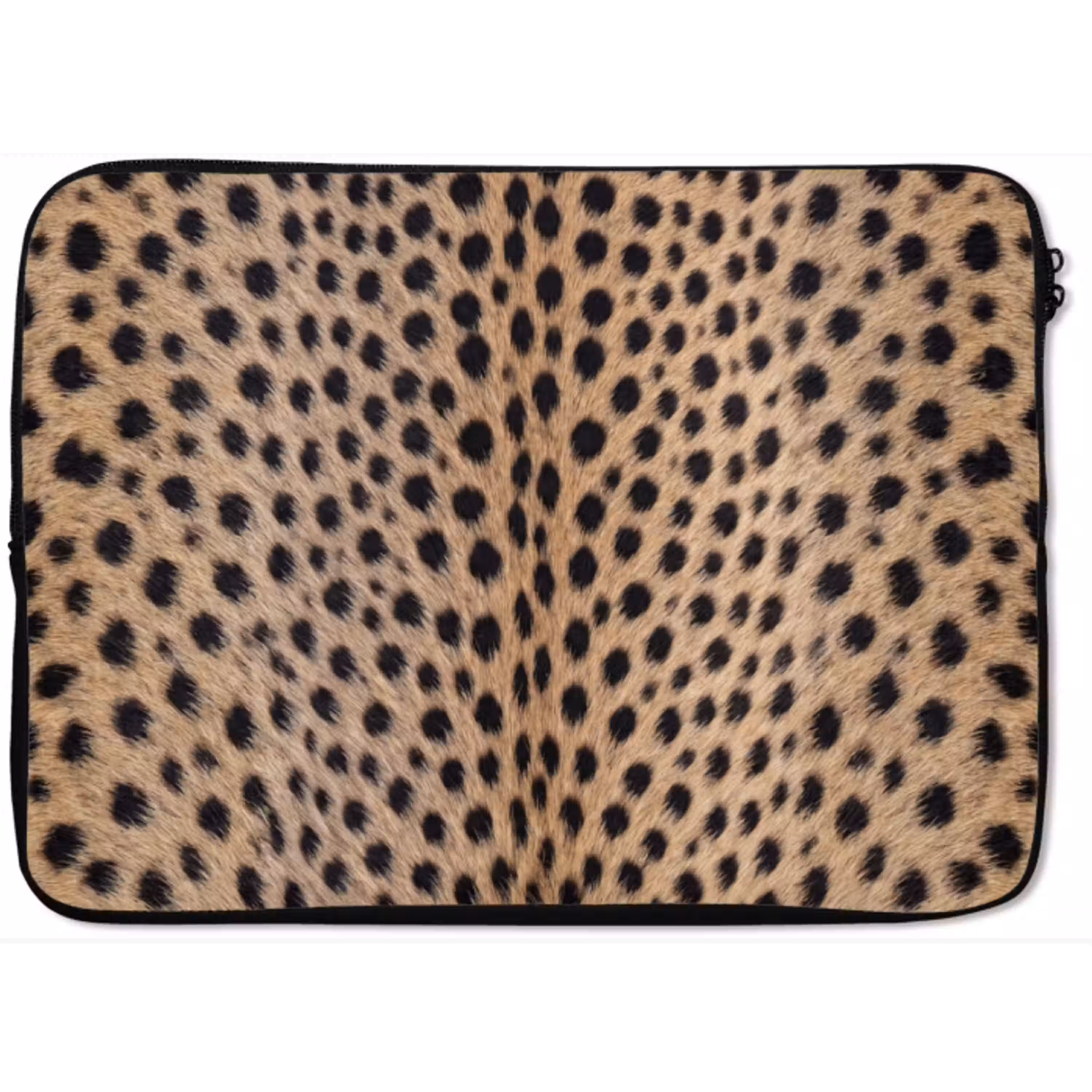 Vacht - Jachtluipaard - Zwart - Wit laptophoes neopreen klein -zkaufland3dotto