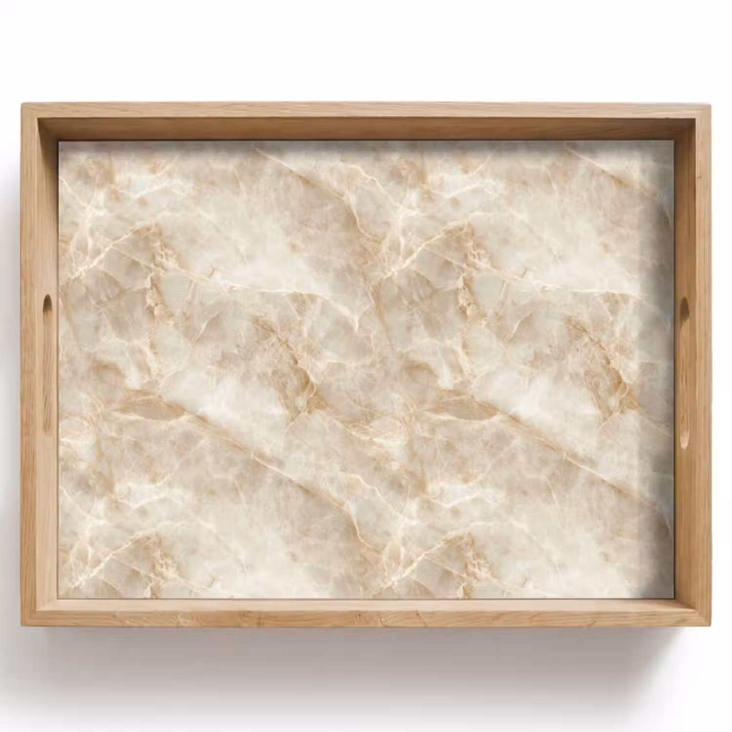 Tablett - Hellbeige - Onyx - Dezent