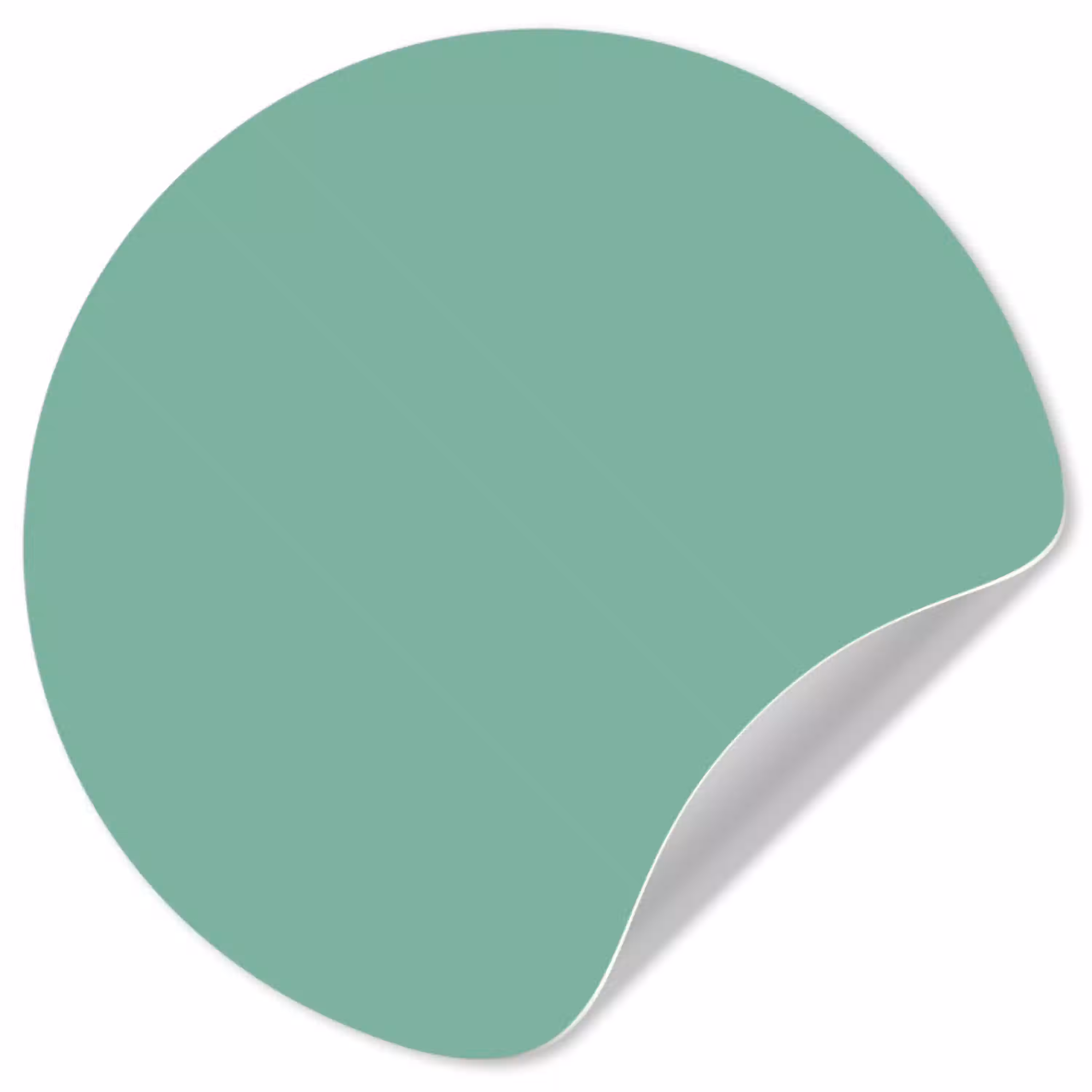Ocean - Jade - Groen Wandcirkel behangsticker klein 186 -3d