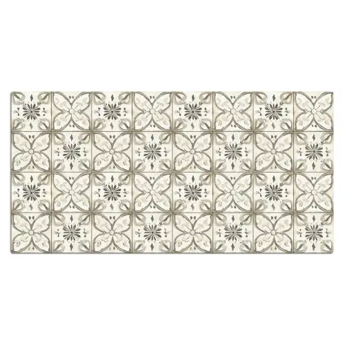 Antiek - Tegel - Beige Muismat XXL klein 681 -3d_leeg