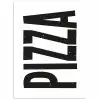 Pizza - Japandi - Decoratie - Vintage poster papier klein -3d