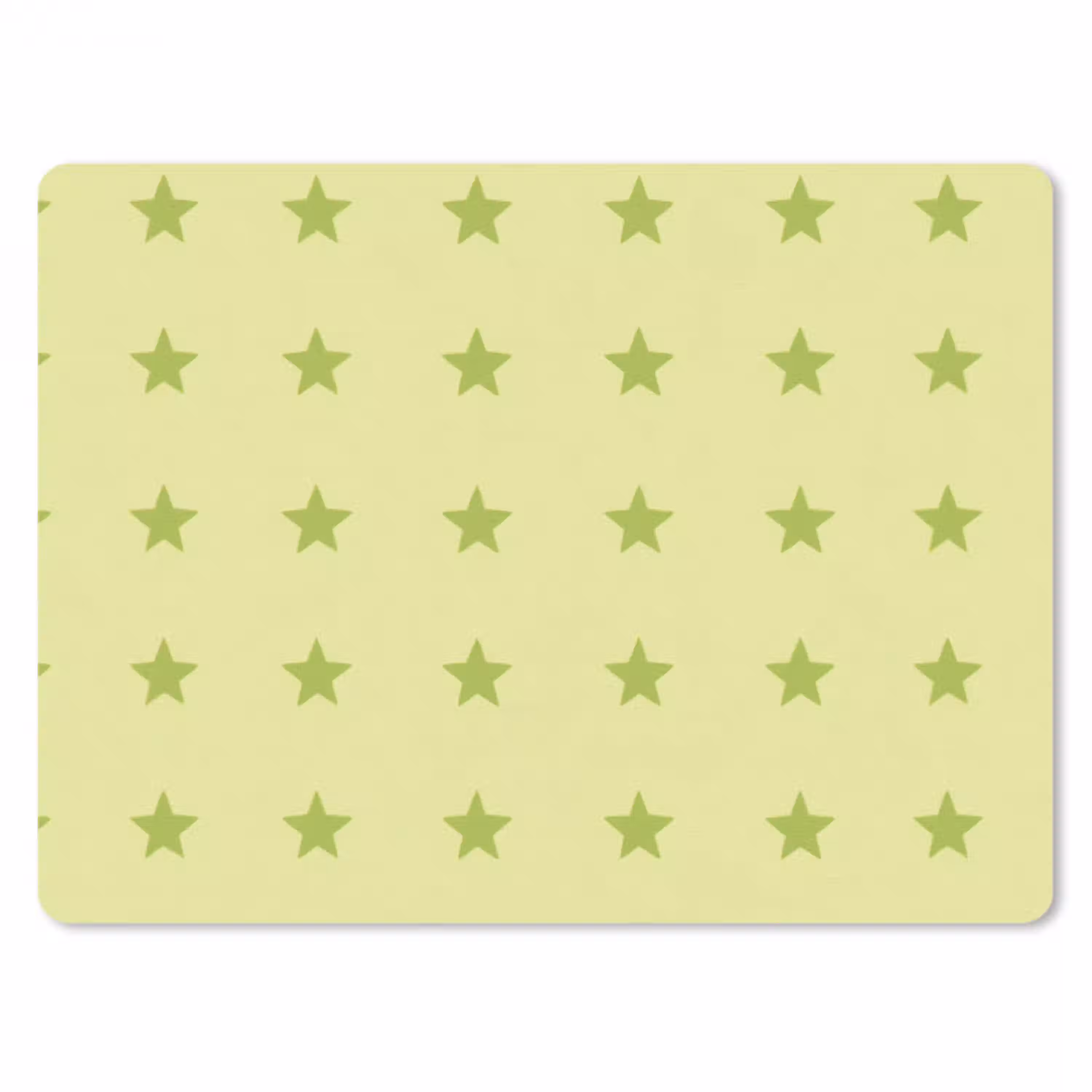 Sterren - Patroon - Groen muismat rubber klein 262 -3d