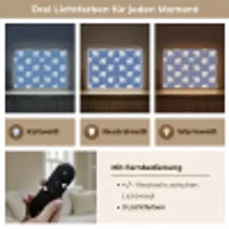 IJsbeer - Patroon - Blauw Light Box met batterij (Wandlamp) middel 907 -USP_lichtkleurDE
