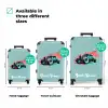 Hotrod turquoise NBS - Handbagage koffer - Kinderen Unisex middel zzzzzzVergelijking_3EN