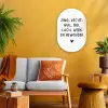 Zing vecht huil bid lach werk en bewonder - Quotes - Spreuken - Ramses Shaffy Wandcirkel Ovaal Forex klein -sfeer4