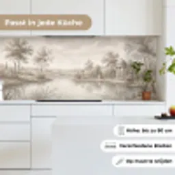 Terras - Water - Natuur - Landschap keuken achterwand 2 middel -sfeer4_DE