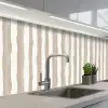 Minimalistisch - Strepen - Beige keuken achterwand 2 middel 871 -3d_schuin