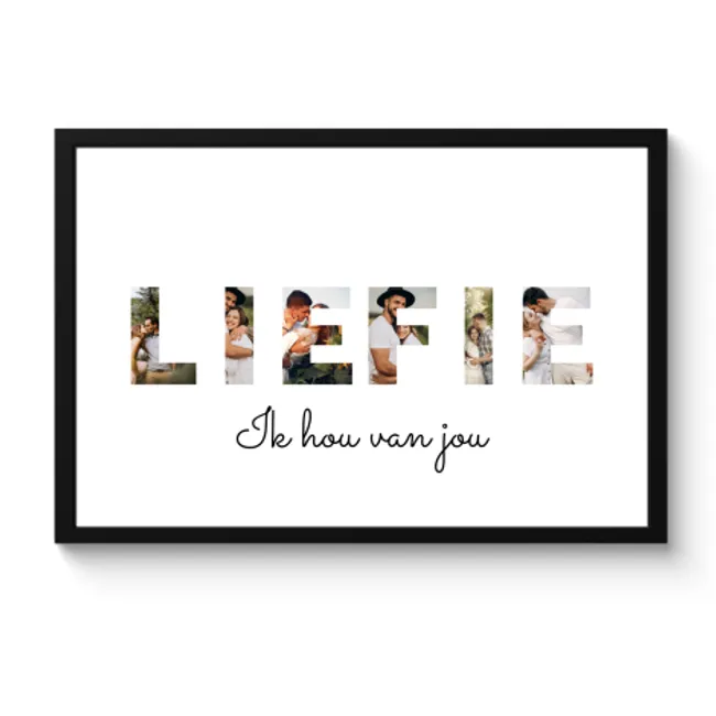 Poster mit Rahmen - Papa