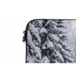 Bos - Winter - Sneeuw - Pad - Natuur laptophoes neopreen klein -detail