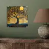 Boom - Maan - Bloemen - Goud - Kunst plexiglas 5mm klein -sfeer3