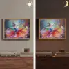 Schilderij - Olieverf - Dans - Ballerina Light Box met batterij (Wandlamp) middel -sfeer3