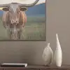 Longhorn - Landschap - Zonsondergang PET vilt klein -sfeer6_closeup