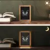 Vlinder - Grijs - Mysterieus Light Box met kabel (Tafellamp) klein -sfeer3