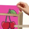 Kers - Roze - Fruit Light Box met kabel (Kinderlampje) klein -USP_websiteprintNL
