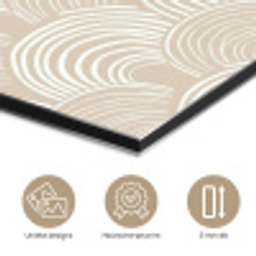 Golven - Structuur - Beige aluminium wit klein 46 -closeup_NL