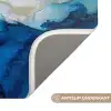 Watercolor - Blauw - Abstract - Kunst - Modern Badmat klein -USP_AntislipNL