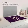 Oh hi - Paars - Minimalistisch Inductie beschermer vinyl 3mm klein -wsfeer7_website