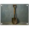 Schep - Gereedschap - Schilderij tuinposter los doek klein -3d