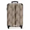 Vergrijsd verticaal hout motief NBS - Handbagage koffer - Volwassenen Unisex middel -productfoto_recht