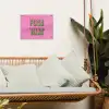 Tekst - Bold - Roze tuinposter los doek klein -sfeer7