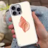 Schelp - Roze - Structuur Hoesje iPhone 16 Pro Max met koord klein -sfeer3