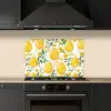 Bloemen - Paaseieren - Geel keuken achterwand spatscherm klein -sfeer1