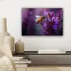 Honingbij - Paarse bloemen - Details canvas 2cm klein -sfeer6