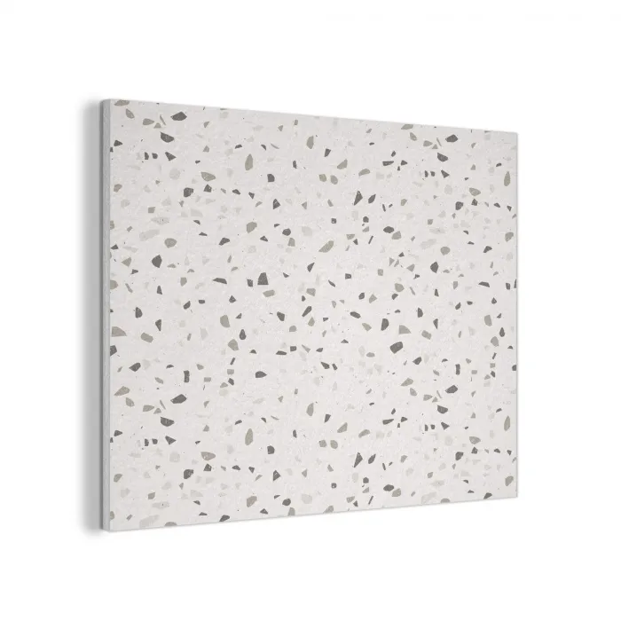 Terrazzo -  Patroon  -  Créme PET vilt klein 837 -3d