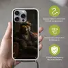 Beer - Bruin - Pak - Hoed Hoesje iPhone 16 Pro Max met koord klein -sfeer2_NL
