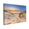 Avondrust aan Zee Tuinposter op houten frame 2 cm dik klein -3d