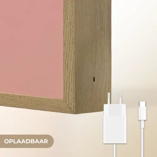 Illustratie - Bankje - Personen - Minimalistisch Light Box met batterij (Wandlamp) middel -USP_websiteoplaadbaarNL