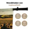Zonnebloem - Veld - Windmolen Wandkleed katoen klein -sfeer2