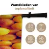 Vrucht - Waterdruppels - Oranje Wandkleed katoen klein 269 -sfeer2