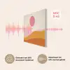 Zon - Heuvels - Abstract - Roze PET vilt klein -USP_NL