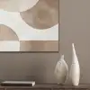 Snijdende cirkels - Overlappende vlakken PET vilt klein -sfeer6_closeup