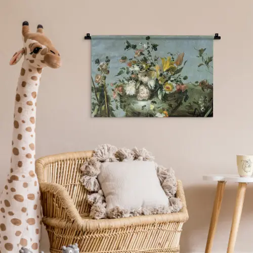 Bloemen - Oude Meesters - Olieverf Wandkleed katoen klein -wsfeer5_kind