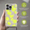 Bladeren - Neon - Geel - Lijnen Hoesje iPhone 16 Pro Max met koord klein -sfeer2_NL