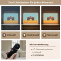 Monstertruck - Graffiti - Jongens - Auto Light Box met batterij (Wandlamp) middel -USP_lichtkleurDE