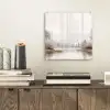 Rivierlandschap - Minimalistisch - Aardetinten plexiglas 5mm klein -sfeer1